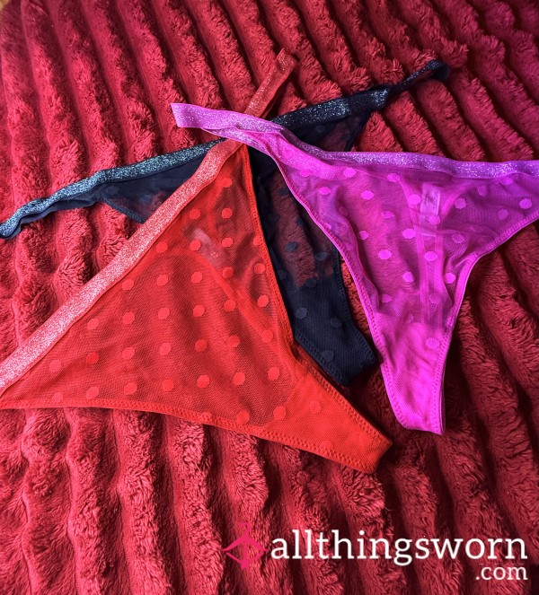 S**y Mesh Thongs - Size 22