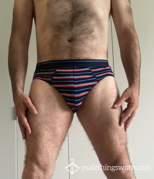 S**y Multi Colored Stripy Briefs