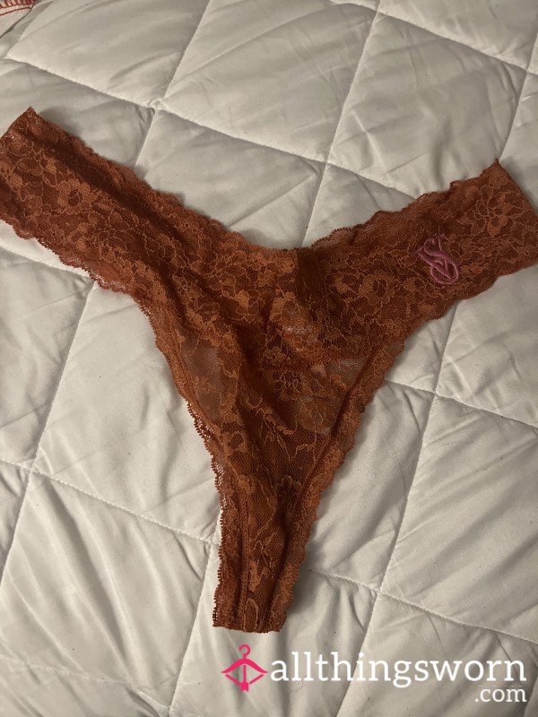 S**y Orange Lace Thongs🍊