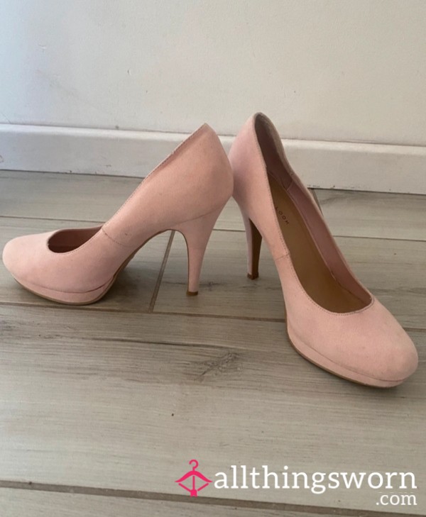 S**y Pink High Heels-worn By Me