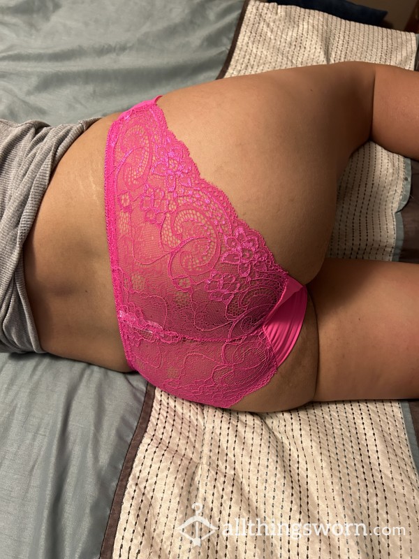 S**y Pink Lace Panties!