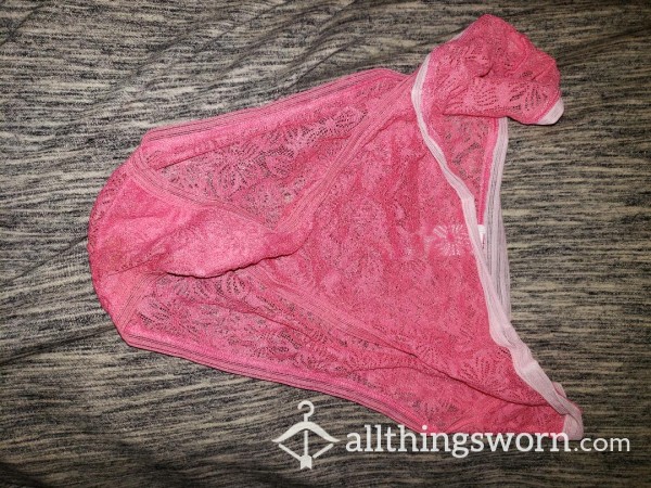 S**y Pink Well Used Panties