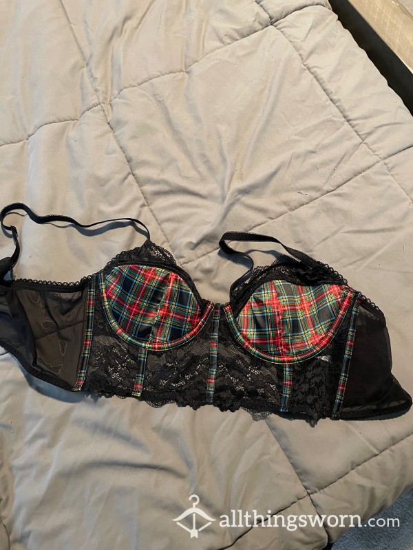 S**y Plaid Bra/Corset