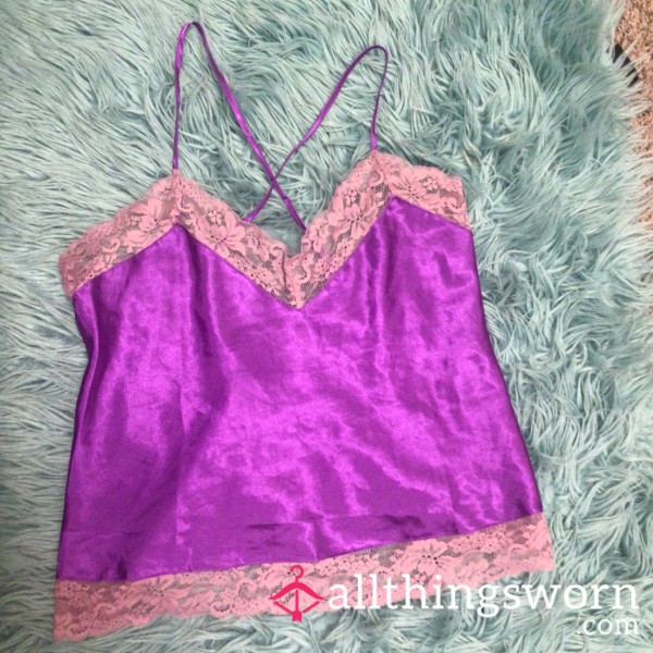 S**y Purple Lace Top