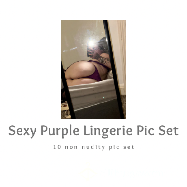 💜 S**Y PURPLE LINGERIE PRE MADE CONTENT BY YOUR FAVOURITE GODDESS 💜