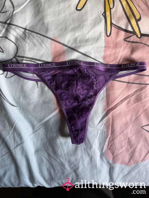 S**y Purple Thong 💦🥵