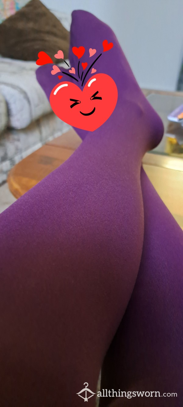 S**y Purple Tights