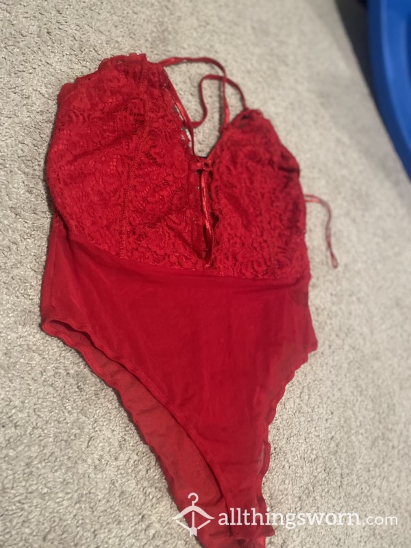 S**y Red Bodysuit