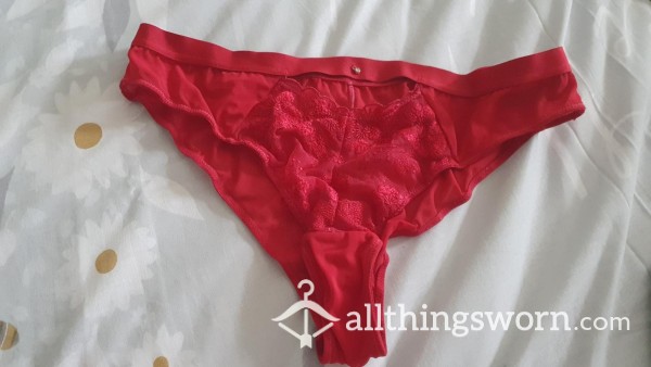 S**y Red Lace Knickers - Requests Taken X **Reduced 17/02**