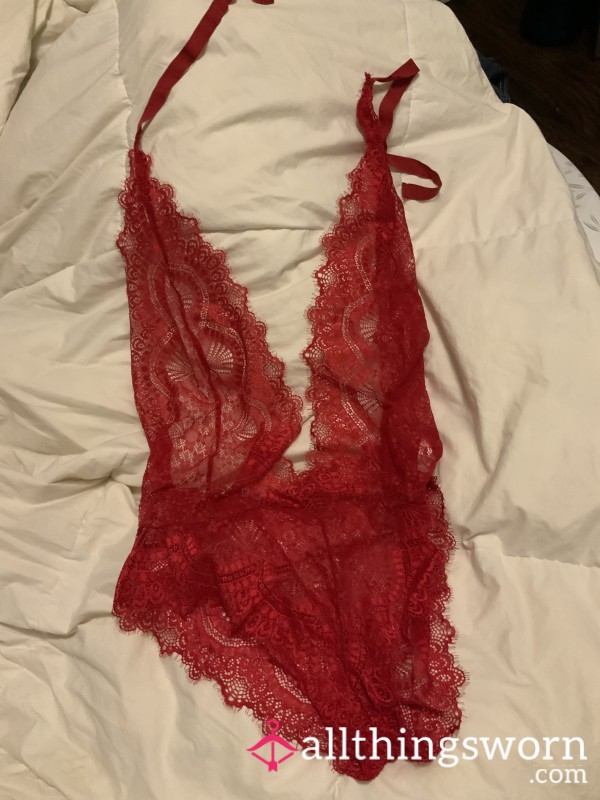 S**y Red Lace Lingerie