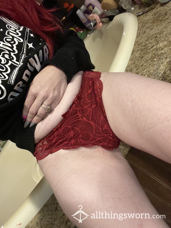 S**y Red Lace Panties