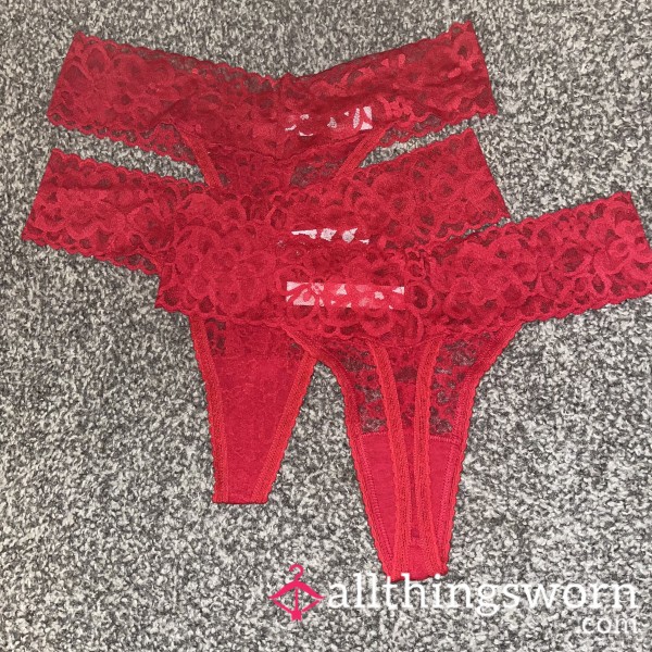 S**y Red Lace Thong💋