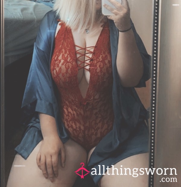 S**y Red Lace Lingerie(pictures In Lingerie Promised With A Buy)