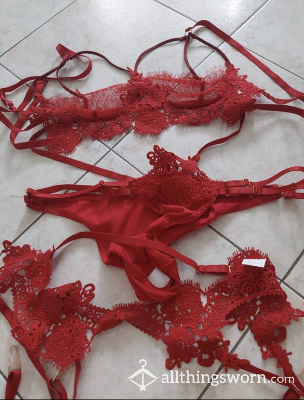 S**y Red Lingerie