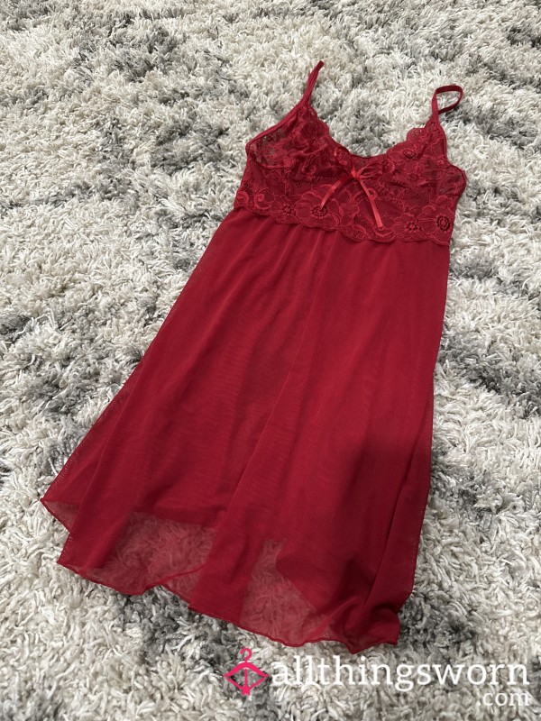 S**y Red Nightie