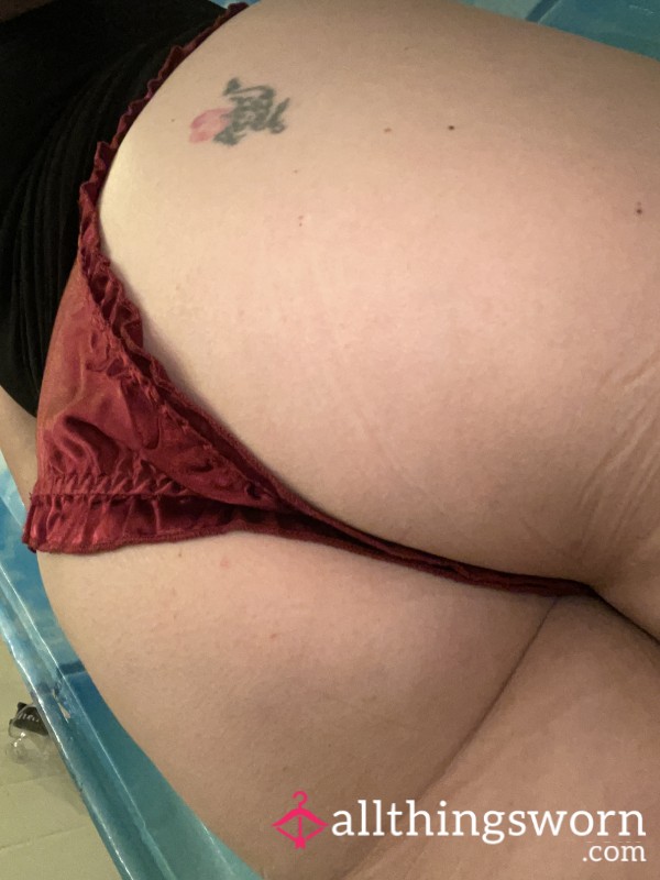 S**y Red Silk Thong