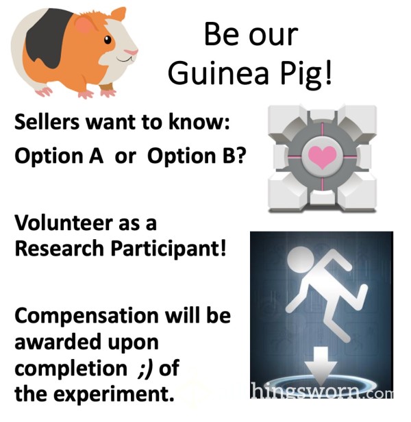 S**y Research Opportunity!  ;)  Be My Guinea Pig For A S**y Experiment!  Xx  Compensation Awarded Upon Completion ;) Of Experiment Xx