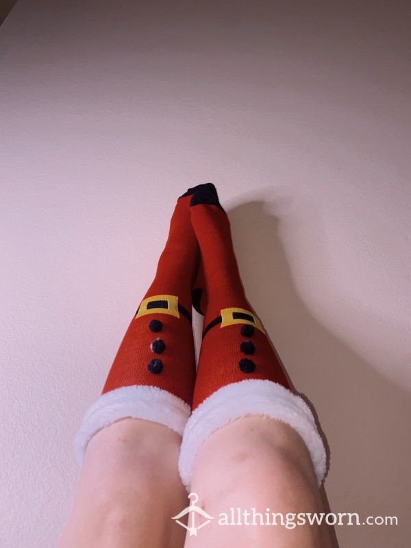 S**y Santa Knee High Socks <3