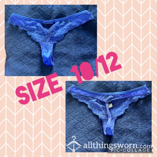 SALE S**y Satin And Lace Thongs