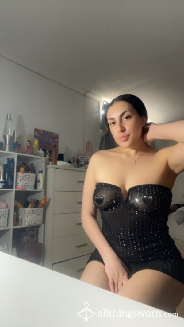 S**y See Through Spark Dress