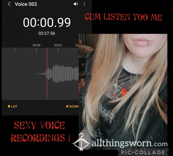 💋💦 S**y, Sensual Voice Recordings! 💦💋