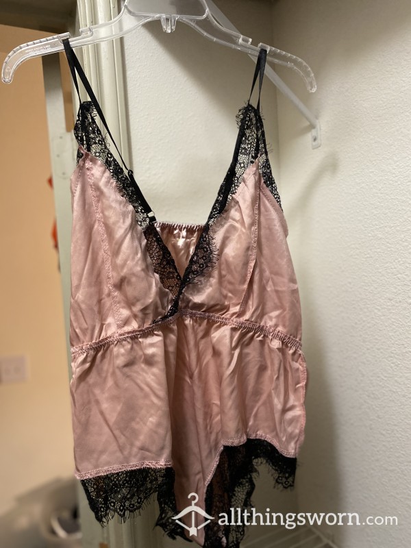 S**y, Silky, Lacey Pink And Black Lingerie