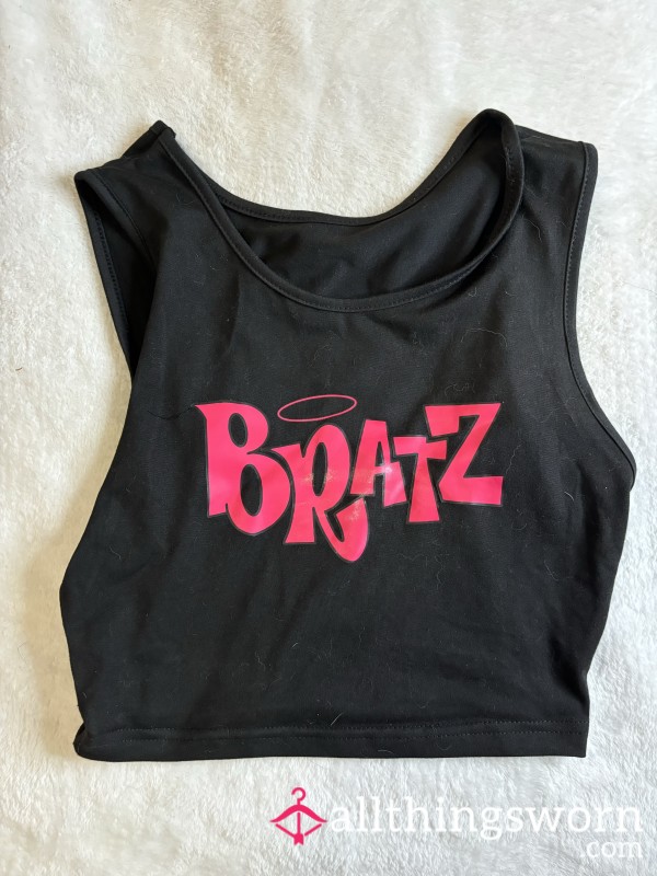 S**y Small Black Nylon Bratz Top