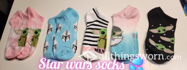 S**y STAR WARS Socks --> Sweaty 💦 3 Day Wear