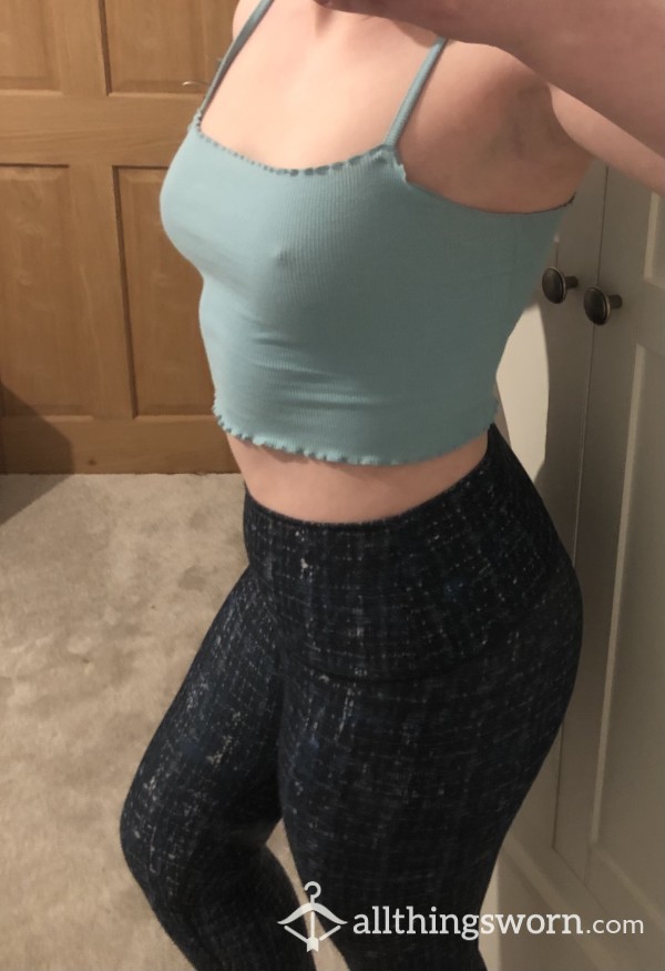 S**y Strappy Blue Top