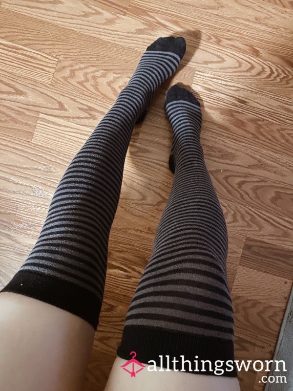 S**y Stripped Stockings