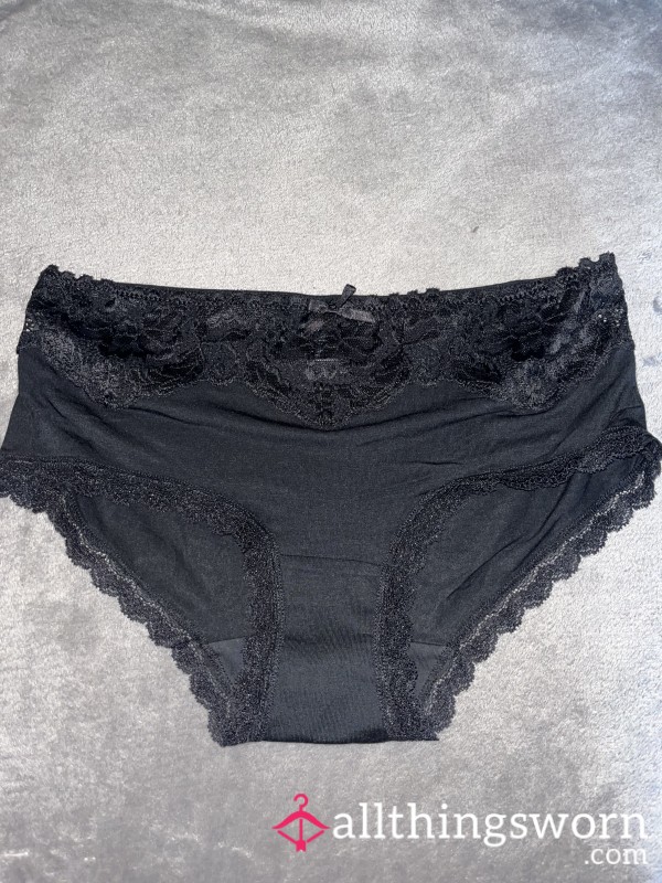 S**y Student’s Black Lace Panties