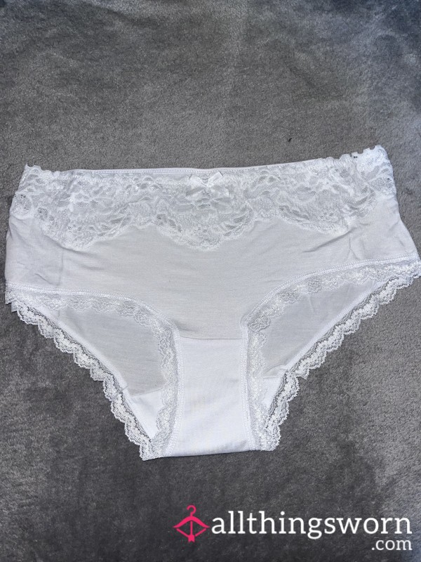 S**y Student’s White Lace Panties