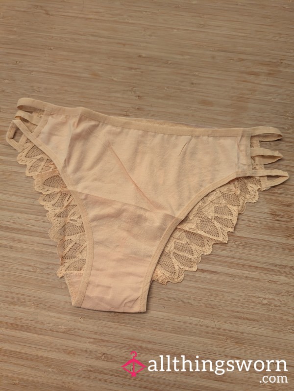 S**y Tan Lace/cotton Panties