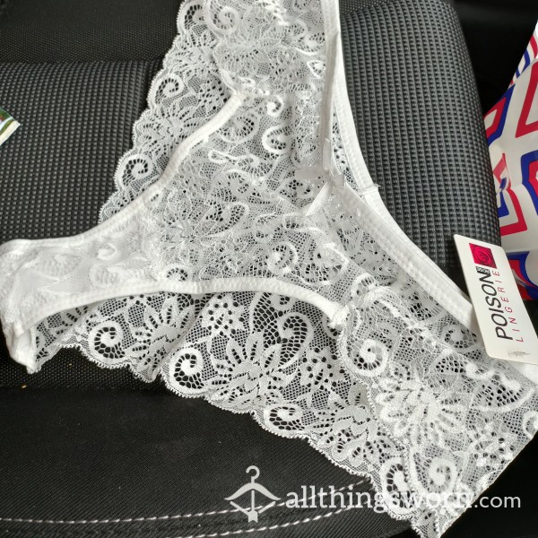 S**y White Lace Panties