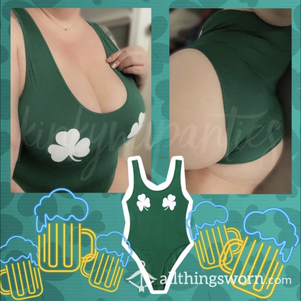 ☘️ Shamrock (Nips!) Bodysuit! - Includes 2-day Wear & U.S. Shipping