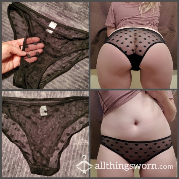 Sheer Black Panty  SOLD