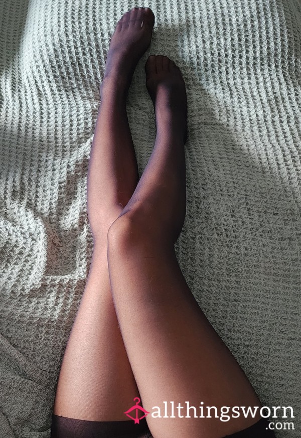 20 Den Luxury Sheer Black Pantyhose