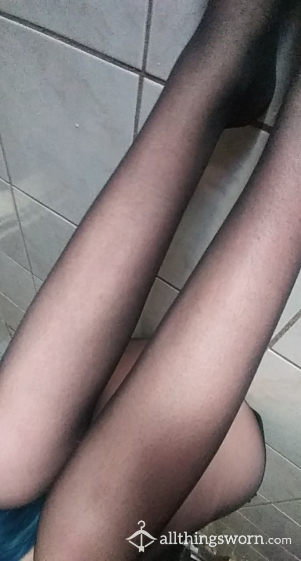 Sheer Black Pantyhose