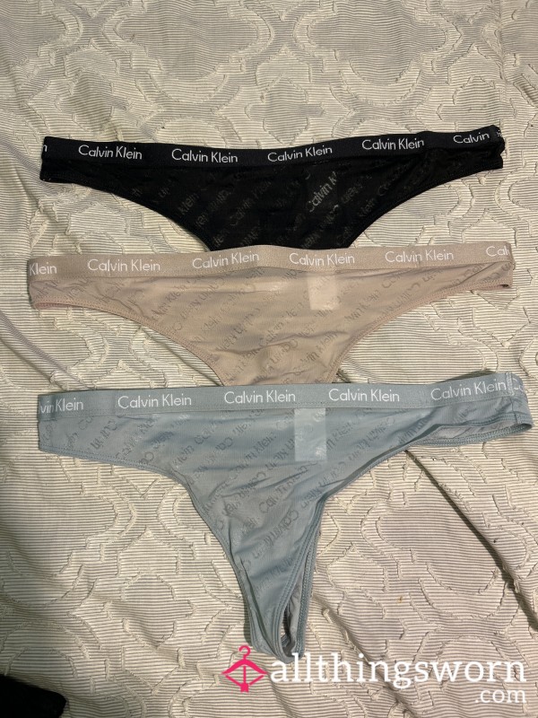 Sheer Calvin Klein Thong