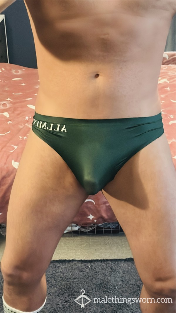 Sheer Emerald Green Thong