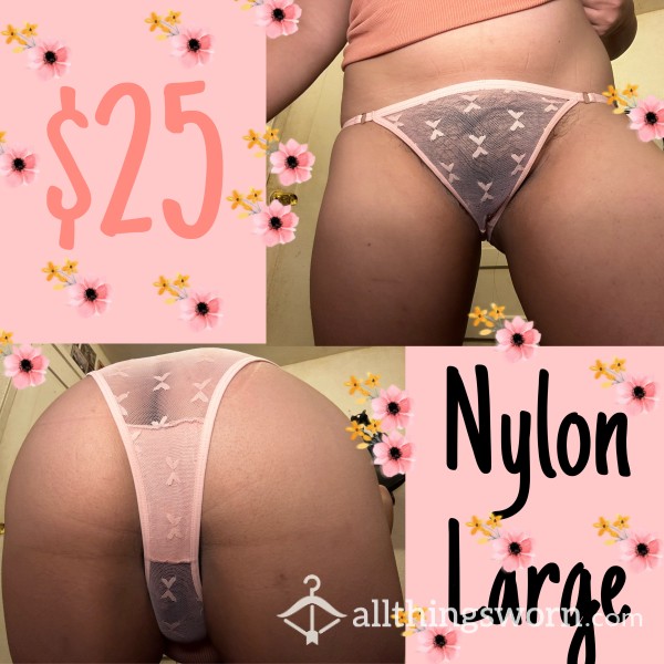 Sheer Light Pink Bikini $25