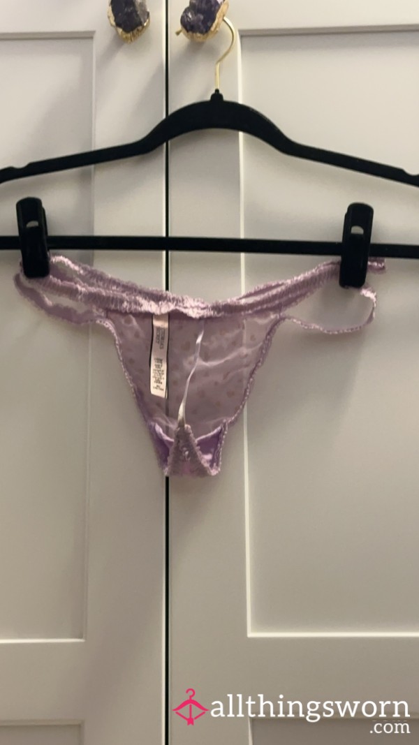 Sheer Lilac G String