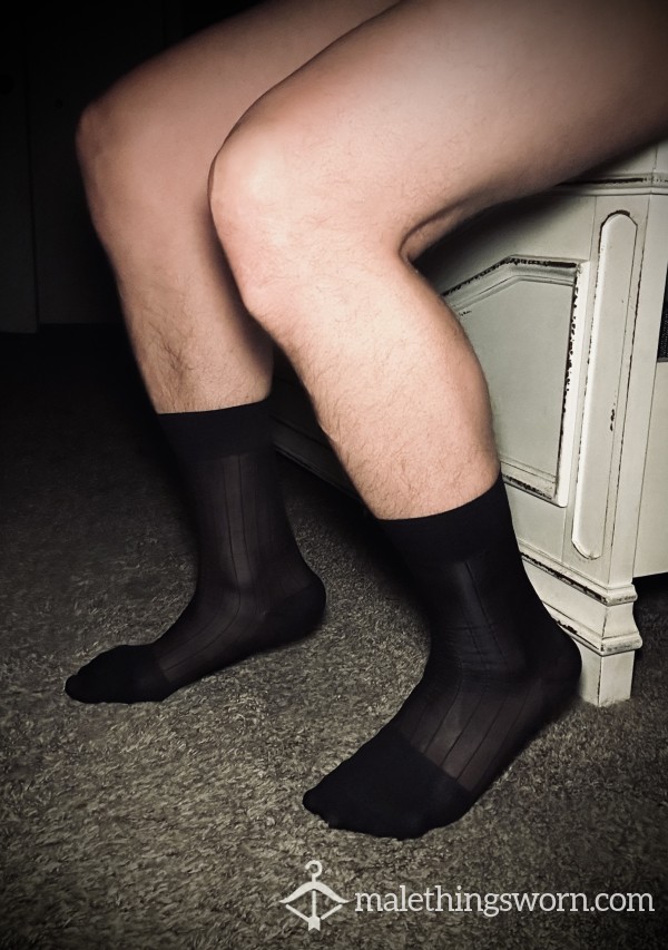 Sheer Nylon Dress Socks