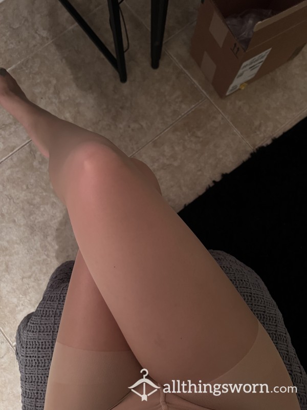 Sheer Pantyhose, 24 Hr Wear No Panties 🤭