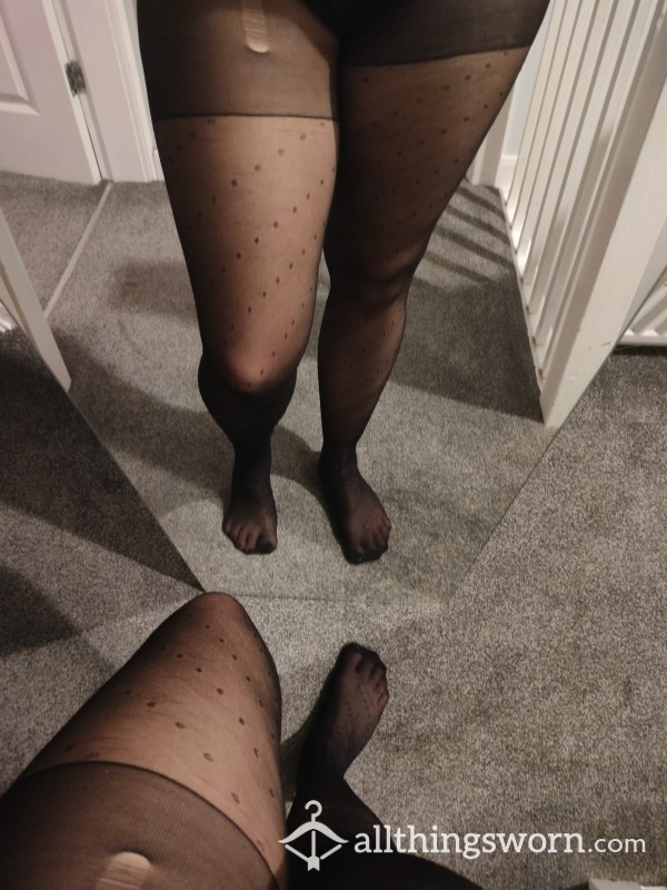 Sheer Patterned Tights Panty Hose