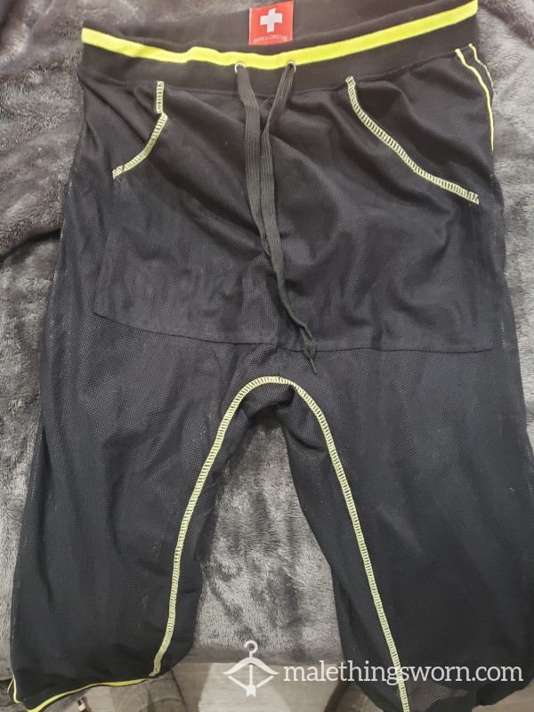 Sheer Running Shorts Size Med