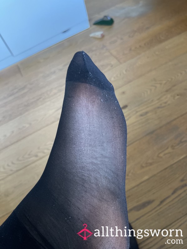 Sheer Shiny Socks