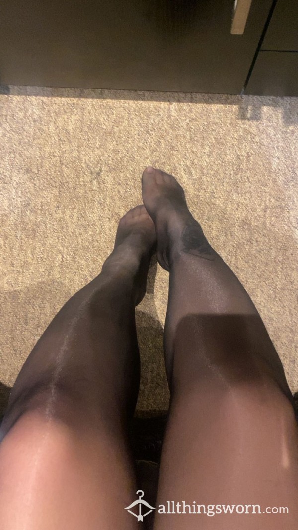 Shiny Black Tights - 1 Day