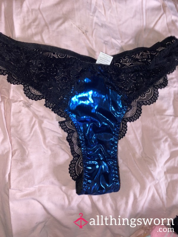 Shiny Blue Panties