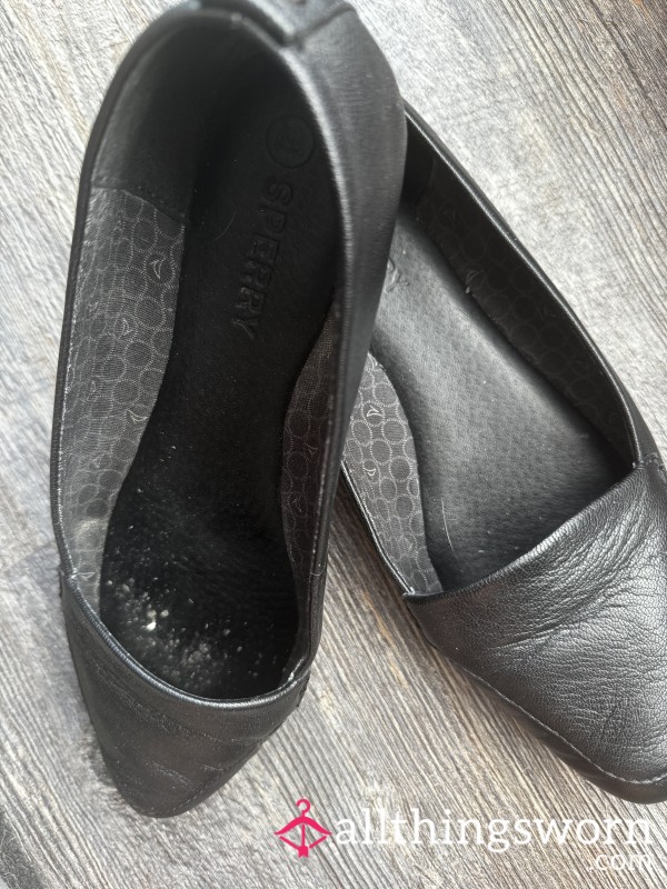 Shoe Sniffer Wanted - Worn Leather Flats